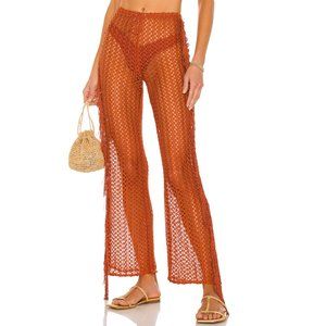 Camila Coelho Kira Pants in Rust